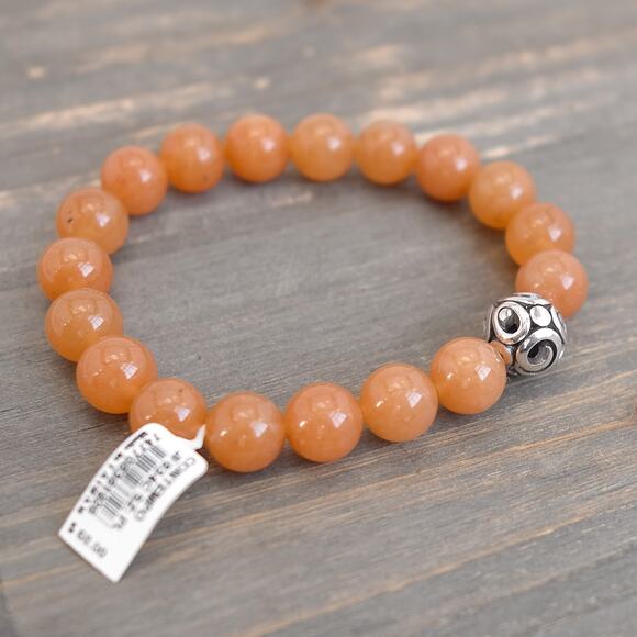 Brighton Contempo Chroma Aventurine Stretch Bracelet JF834C NWT Retired $78 New - Picture 3 of 6